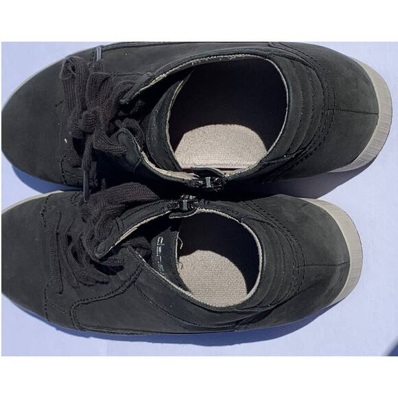 Dansko Onyx Lace Up Zip Nubuck Athletic Shoes Black 4713362300 Womens 38 US 7.5 - Picture 6 of 6